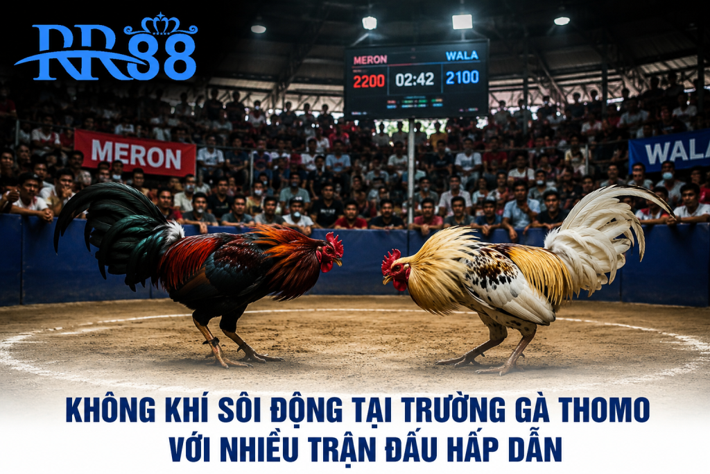 Không khí sôi động tại trường gà Thomo với nhiều trận đấu hấp dẫn