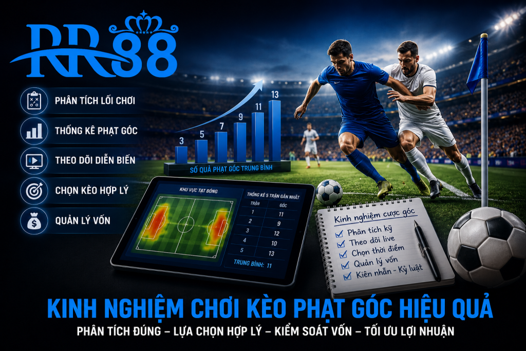 Kinh nghiệm chơi kèo phạt góc hiệu quả